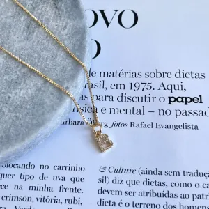 COLAR MINI LETRA CRAVEJADA - B