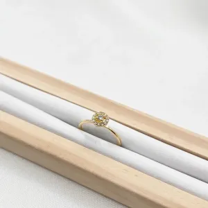 ANEL SOLITÁRIO FLOR