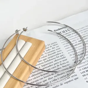 BRINCO ARGOLA FIO TRADICIONAL 8CM