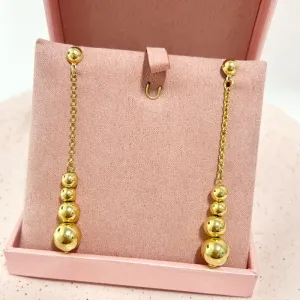 BRINCO LONGO COM 4 ESFERAS