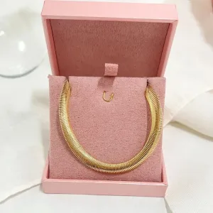 COLAR FIO ALEMÃO 6MM - 30CM + 10CM EXTENSOR