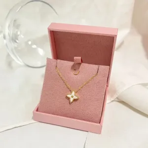 COLAR FLOR LOUIS VUITTON BRANCO 50CM