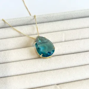 COLAR GOTA PEDRA ACQUA