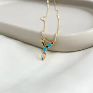 COLAR LETRA COLORIDAS - Y