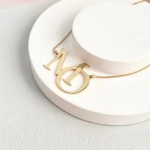 COLAR MONOGRAMA 2 LETRAS - MO