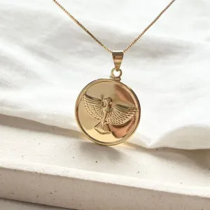 COLAR PINGENTE MEDALHA DIVINO ESPÍRITO SANTO