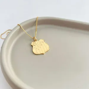 COLAR PINGENTE TIME FUTEBOL SANTOS 60CM