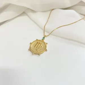 COLAR SIGNO COM PEDRINHAS - VIRGEM