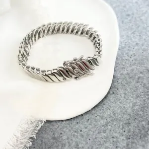 PULSEIRA ELO ESCAMA COM FECHO JOALHERIA