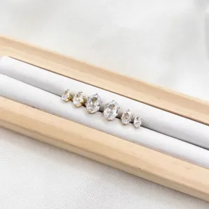 TRIO PONTOS DE LUZ OVAL CRISTAL