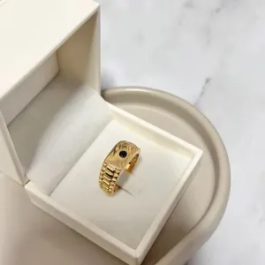 ANEL MASCULINO COM ZIRCONIA NEGRA