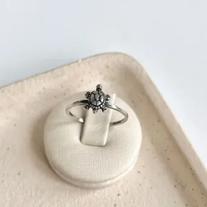 ANEL PRATA925 TARTARUGA PEQUENA