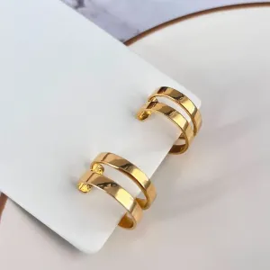 BRINCO ARGOLA ESTILO DUPLA