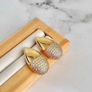 BRINCO GOTA 2,5CM COM MICRO ZIRCONIAS