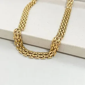 COLAR CHOKER ESTILO PULSEIRA DE RELÓGIO 40CM