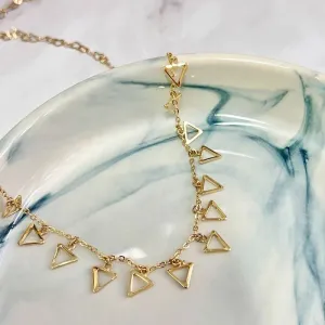 COLAR CHOKER TRIÂNGULOS