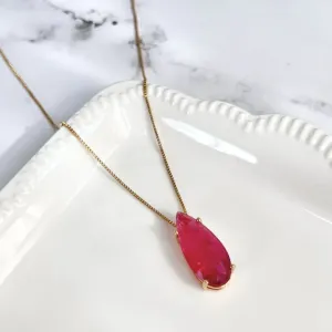 COLAR GOTAS FUSION VERMELHO