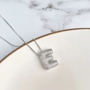 COLAR LETRA BUBBLE CRAVEJADA 2CM - E