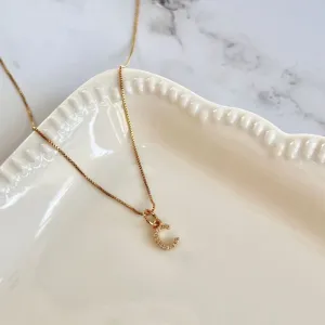 COLAR MINI LETRA CRAVEJADA - C