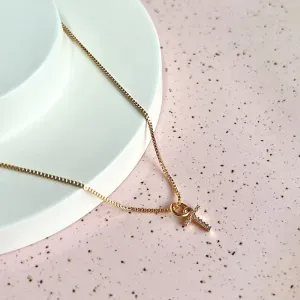 COLAR MINI LETRA CRAVEJADA - T