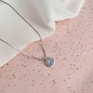 COLAR MINI MEDALHA DE LETRA - C