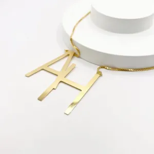 COLAR MONOGRAMA LISO 2 LETRAS