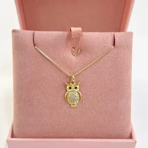 COLAR PINGENTE CORUJA