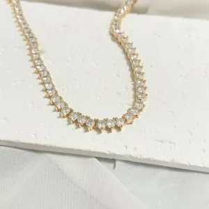 COLAR RIVIERA 3 PONTOS FECHO JOIA 4MM 45CM