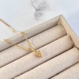 COLAR TRIÂNGULO COM MICRO ZIRCONIA