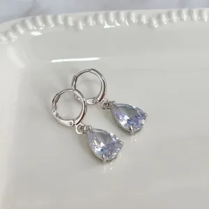 BRINCO ARGOLA CLICK GOTA DE ZIRCONIA