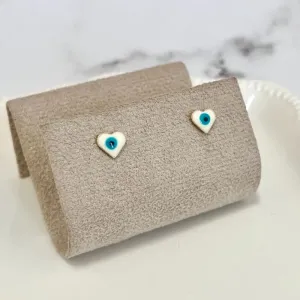 BRINCO PINO OLHO GREGO FORMATO CORAÇÃO