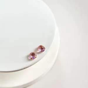 BRINCO PONTO DE LUZ ROSA 6MM