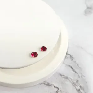 BRINCO PONTO DE LUZ VERMELHO 4MM