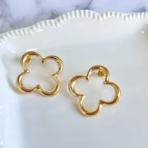 BRINCO TREVO VAZADO 3,5CM