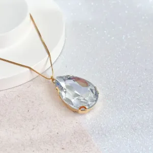 COLAR GOTA CRISTAL CHATON