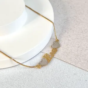 COLAR NOME FONTE 09 COM DETALHES - ILSA COM CORAÇÃO