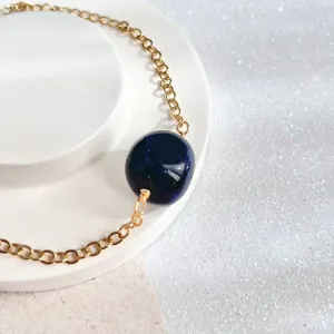 PULSEIRA COM 1 PEDRA NATURAL - PEDRA DA LUA