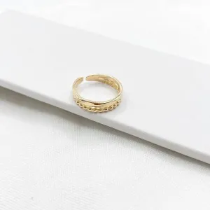 ANEL AJUSTÁVEL BOLINHA E DETALHES