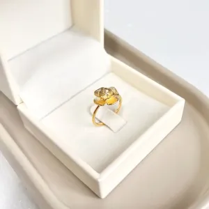 ANEL FLOR COM 1 PEDRINHA