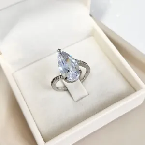 ANEL GOTA LONGA COM ARO DE MICRO ZIRCONIAS