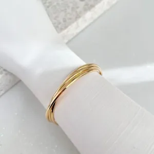 BRACELETE ABERTO 3 FIOS