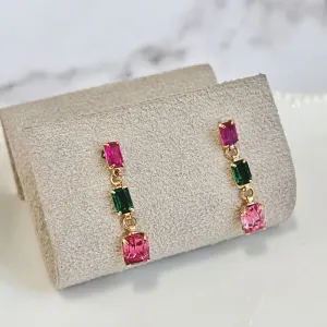 BRINCO 3 PEDRAS RETANGULAR