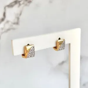 BRINCO ARGOLA ARTICULADA QUADRADA