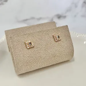 BRINCO QUADRADO ACQUA COM STRASS