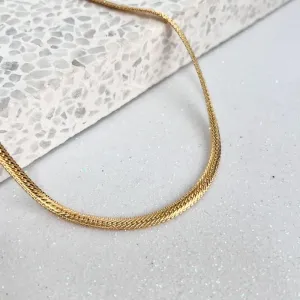 COLAR GRUME DUPLA TRABALHADA FINA 45CM