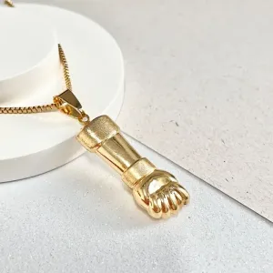 COLAR VENEZIANA GROSSA COM PINGENTE MAXI FIGA