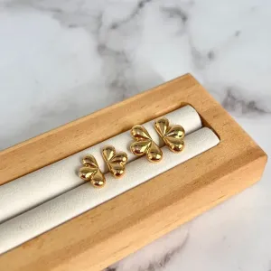 DUPLA BRINCO PINO 3 PÉTALAS