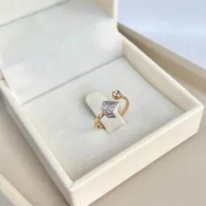 ANEL FALANGE AJUSTÁVEL DIAMANTE