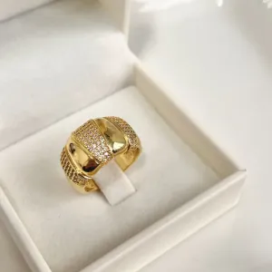 ANEL LISO E ZIRCONIAS