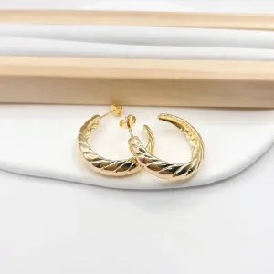 BRINCO ARGOLA CROASSAN 3CM